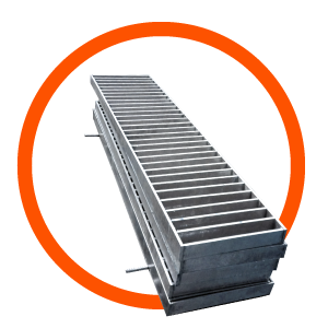 Rejillas tipo guardaganado - Linea R Simple