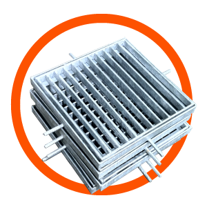 Rejillas tipo guardaganado - Linea RBP Simple